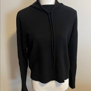 Theory Black Cowl Neck Sweater
